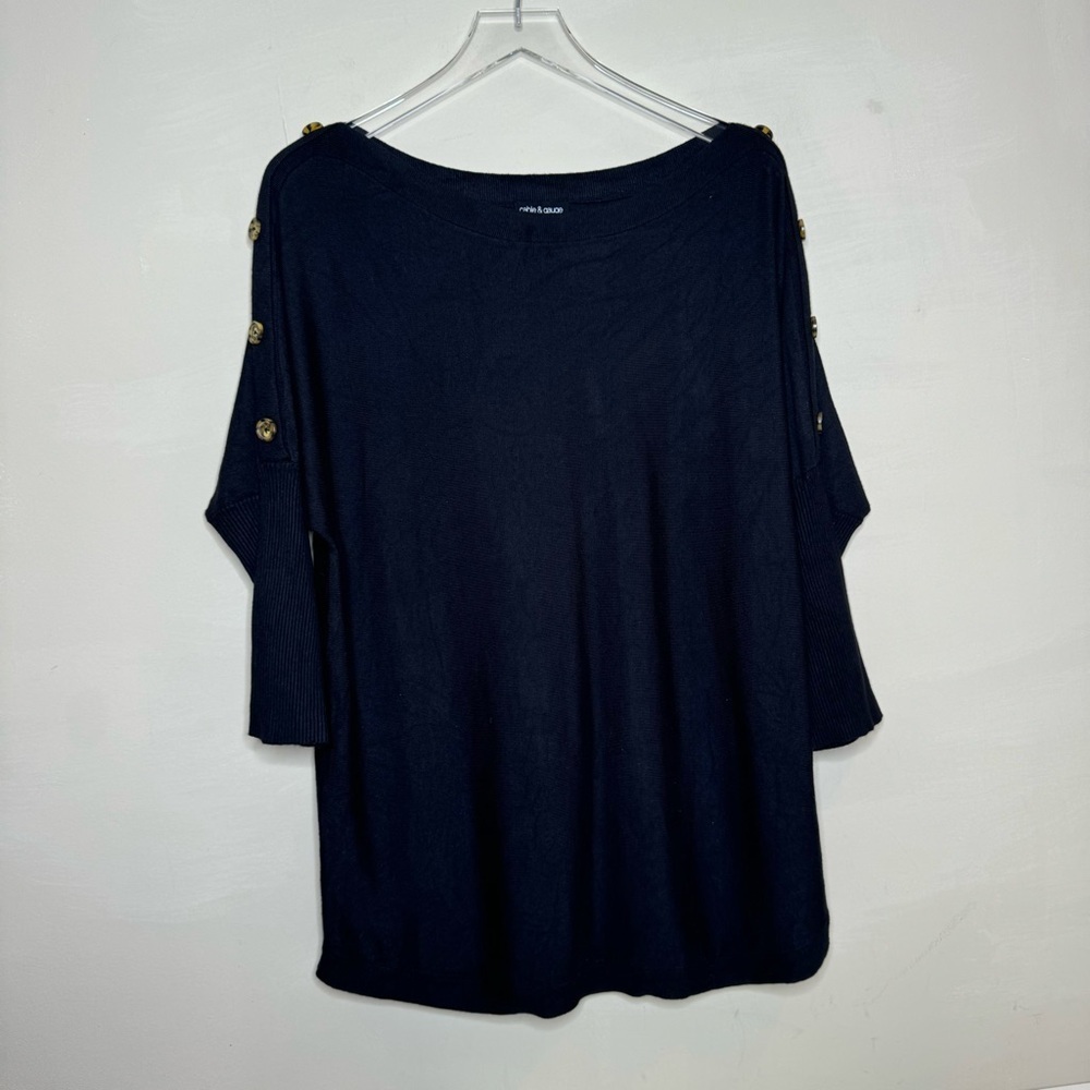 CABLE & GAUGE black LONG SLEEVE - SIZE XL